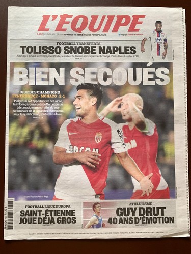 Equipe journal 07 2016 - l'equipe,