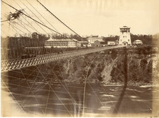 Niagara, Union Pacific Railroad, Vintage albumen print.  Tirage albuminé  20
