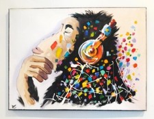 Patrick Macé / Huile sur toile tendue / Art moderne - 2021.  (Collection privée)