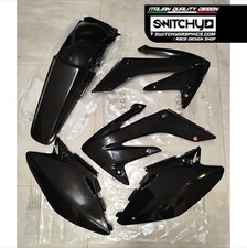 Set Plastique Hm 125 2t Et Vent Noir