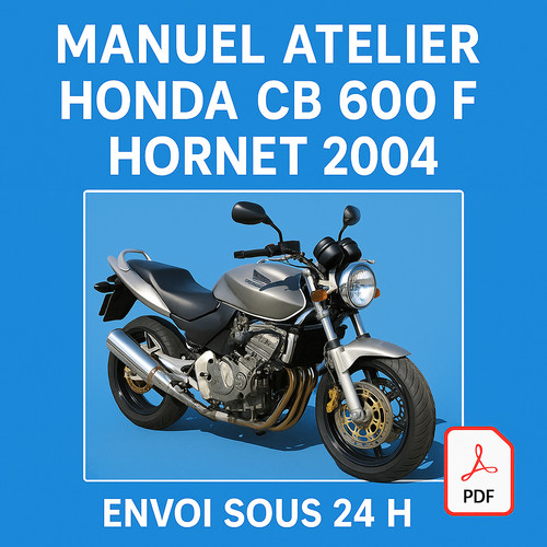 Manuel atelier honda 600 f - manuel, cb