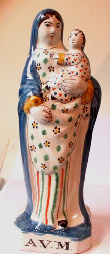 Ancienne vierge enfant en - vierge, à
