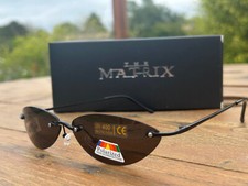 2 PAIRES LUNETTES MATRIX : NEO SIMULATOR + MORPHEUS + POCHETTES