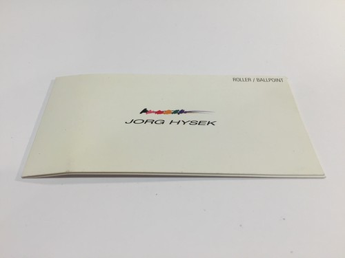 Jorg hysek manuel - hysek,