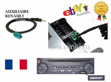 Cable aux adaptateur mp3 autoradio RENAULT UPDATE LIST 6 pin clio 2 3 kangoo