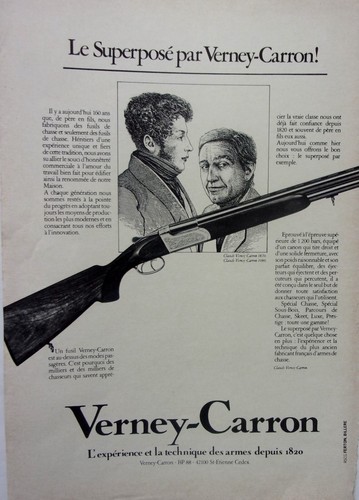 Publicite fusil superpose -  fusil,