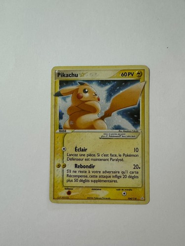 Carte pokémon pikachu stars - carte,