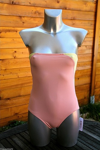 Maillot bain sans bretelle - bain,