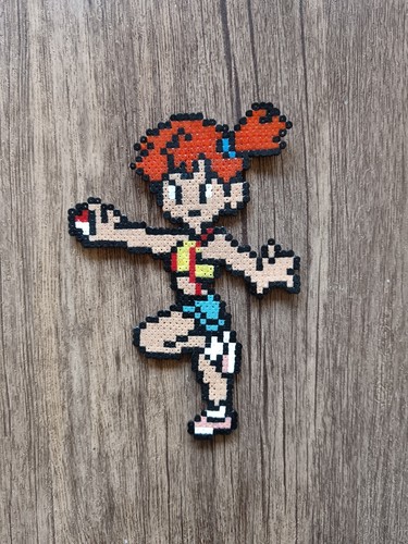 Pixel art ondine perles à - art,
