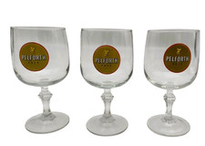 ? Lot de 3 verres à bière PELFORTH PALE anciens vintage ? collection bistrot p