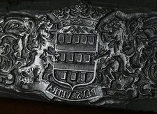 Double sceau cachet cuivre et