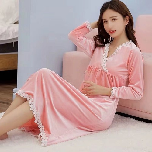 Ladies velour sleepwear - velour,