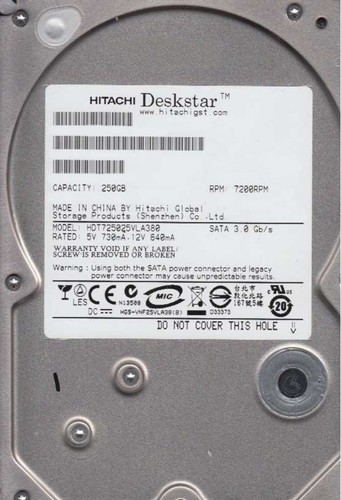 Disque dur 250 sata - dur,