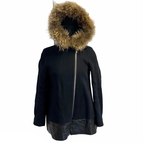 Manteau laine sandro paris - manteau,
