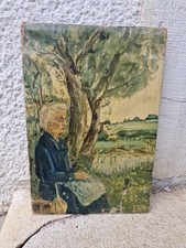 Peinture Ancienne Huile Sur