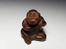Ancien singe japonais Netsuke
