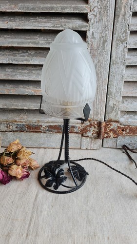 Ancienne lampe champignon art - ancienne,