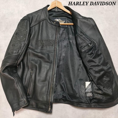 Harley davidson leather - leather, skull