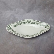Plat ovale ancien en faïence