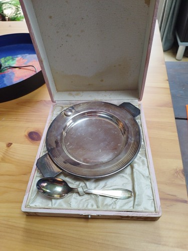 Boîte assiette bouillie et - bouillie,