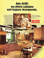 Publicité Advertising 107  1977   les cuisines Alno encastrables AEG