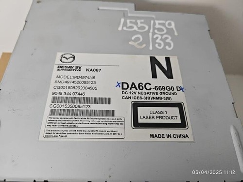 Da6c669g0d autoradio mazda - da6c669g0d,