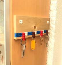 LEGO Porte-clés DIY Bois Fait