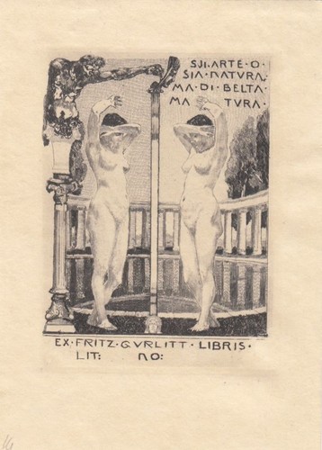 Exlibris livre art max - exlibris,