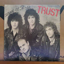 Rare SP 45T  Trust – Serre Les Poings, Show Business (Inédit) Fra 1984 VG+/VG+