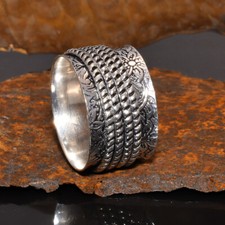 Large Bande 925 Argent