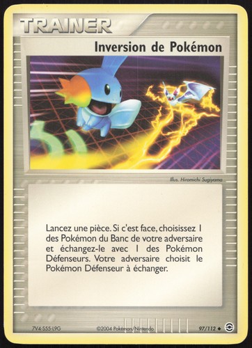 Carte pokémon inversion - inversion, de