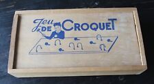 ANCIEN JEU DE CROQUET