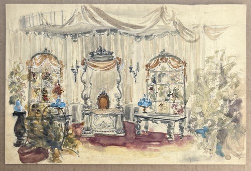 Dessin maquette décor - dessin,
