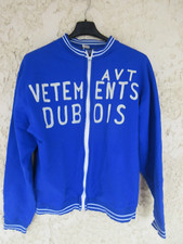 Veste cycliste A.V.T VETEMENTS DUBOIS vintage années 70 jacket giacca bleu M