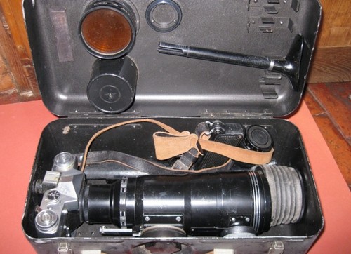 Ancien appareil photo zenit - photo,
