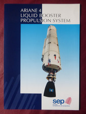 1995 DEPLIANT SEP VERNON FUSEE ARIANE 4 LIQUID BOOSTER PROPULSION SYSTEM
