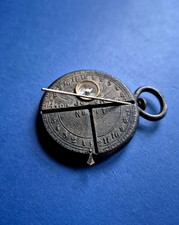 Rare Boussole Cadran Solaire Type Gousset 18ème Siècle France