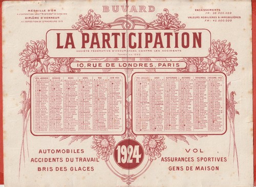 Grand buvard ancien - buvard,