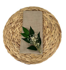 Courtois Lin Serviette Table Nappe Rustique Mariage Événement Fête Dîner Divers