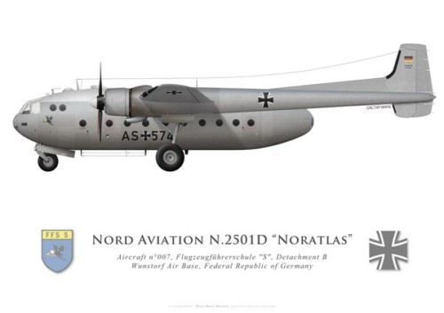 Print nord 2501d noratlas - print,