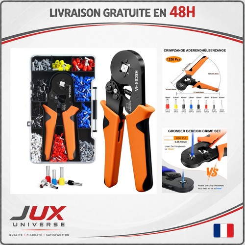 Pince sertir cliquet - à,
