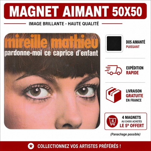 Magnet mireille mathieu - magnet,