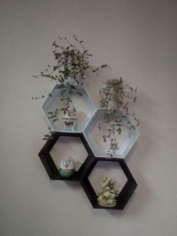 Hexagon shelf pc - -, 1
