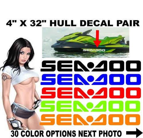Sea doo seadoo hull decal - hull, logo