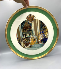 Plat à tarte Gien – "Le Sacre" 1804 – Napoléon Ier – édition commémorative 