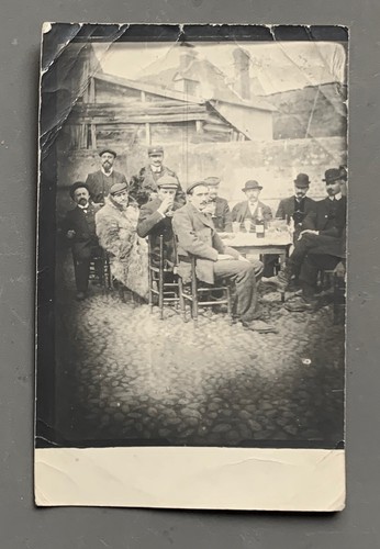 Antique photo card - photo, around