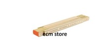 Mètre pliant en bois, 2 m règle outil main mesure /EBSI