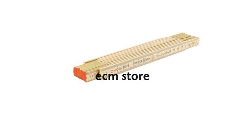 Mètre pliant bois 2 m - pliant,