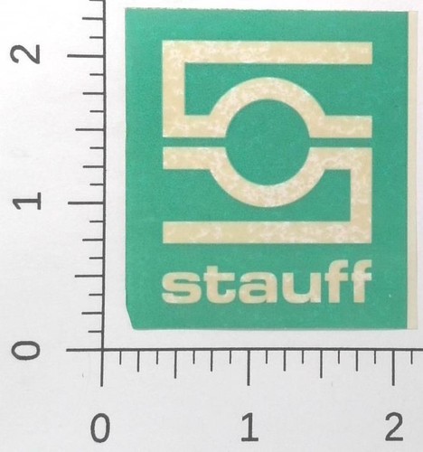 Vintage stauff green logo - stauff,