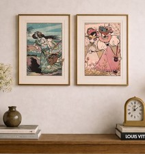 Antique French Prints Set of 4